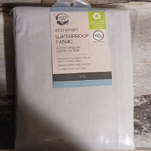 Eco-Smart Grey Shower Curtain